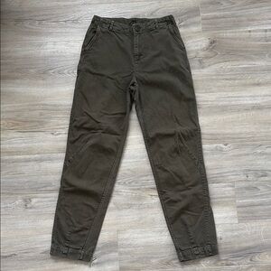 Roots Women's Dark Olive Chinos